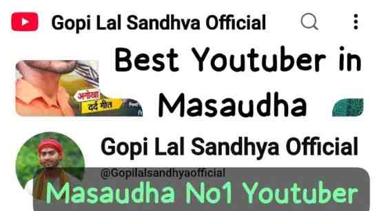 Best Youtuber in Masaudha 
